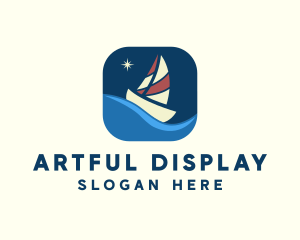 Boat Sailing App logo design