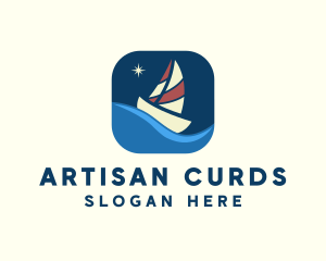 Boat Sailing App logo design