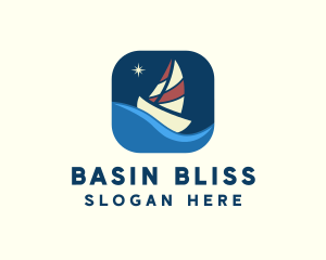 Boat Sailing App logo design