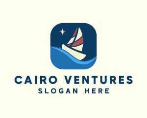 Boat Sailing App logo design