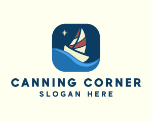 Boat Sailing App logo design