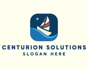 Boat Sailing App logo design