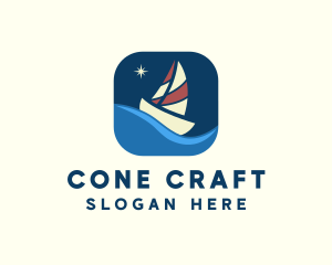 Boat Sailing App logo design