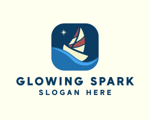 Boat Sailing App logo design