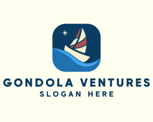 Boat Sailing App logo design