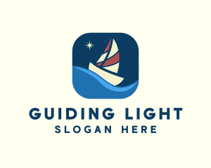 Boat Sailing App logo design