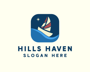 Boat Sailing App logo design