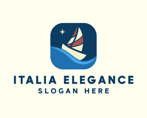 Boat Sailing App logo design