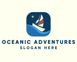 Boat Sailing App logo design