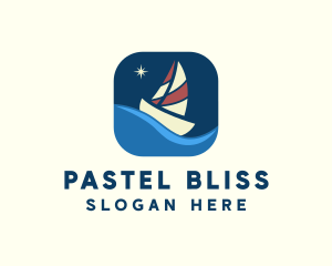 Boat Sailing App logo design