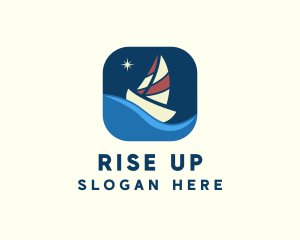 Boat Sailing App logo design