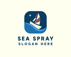 Boat Sailing App logo design