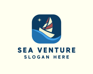 Boat Sailing App logo design