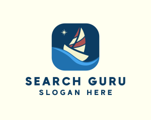 Boat Sailing App logo design