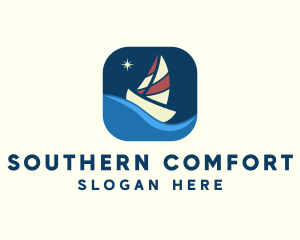 Boat Sailing App logo design