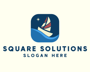 Boat Sailing App logo design