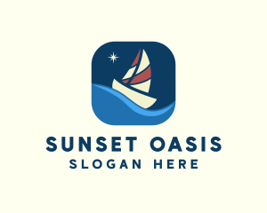 Boat Sailing App logo design