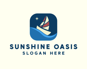 Boat Sailing App logo design