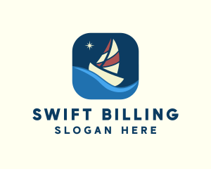 Boat Sailing App logo design