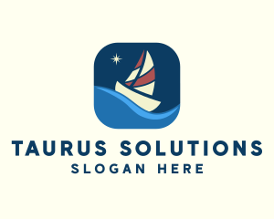 Boat Sailing App logo design