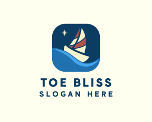 Boat Sailing App logo design