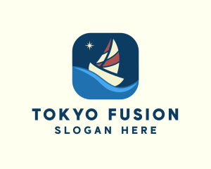 Boat Sailing App logo design