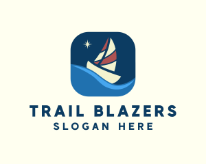 Boat Sailing App logo design