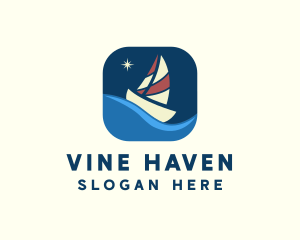 Boat Sailing App logo design