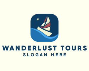 Boat Sailing App logo design