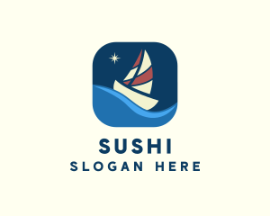 Boat Sailing App logo design