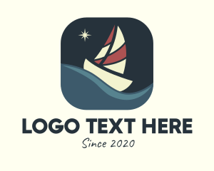 Voyage - Boat Sailing App logo design