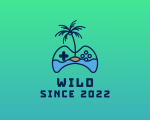 Ocean - Tropical Island Gaming logo design