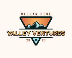 Valley - Outdoor Valley Camping logo design