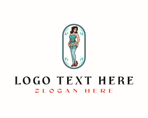 Sassy - Sexy Woman Lingerie logo design