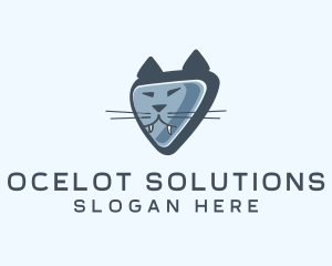 Feline Cat Face logo design