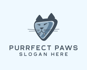 Feline Cat Face logo design