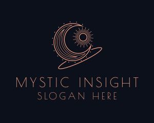 Astral Moon Fortune Teller logo design