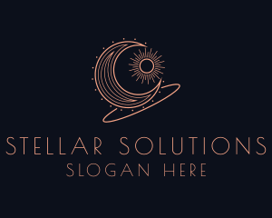 Astral Moon Fortune Teller logo design