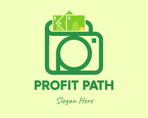 Income - Green Photo Wallet logo design