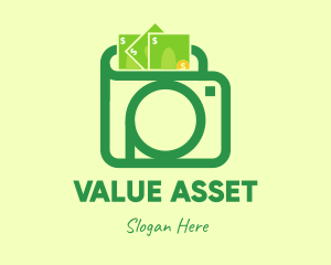 Asset - Green Photo Wallet logo design