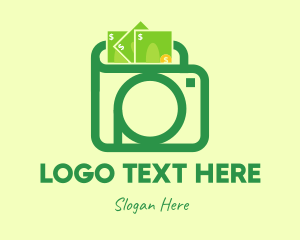 Income - Green Photo Wallet logo design