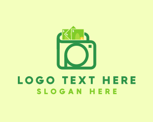 Green - Green Photo Wallet logo design