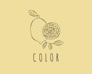 National Lemon Fruit Logo