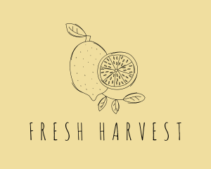 Fruit - National Lemon Fruit logo design