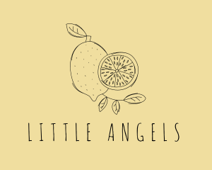 National Lemon Fruit logo design