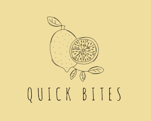 National Lemon Fruit logo design