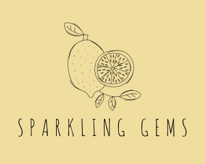 National Lemon Fruit logo design