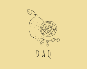National Lemon Fruit logo design