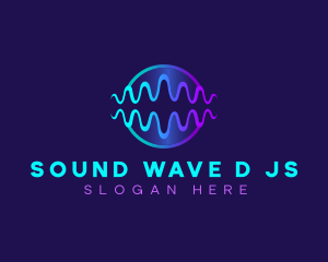 Sound Wave Audio logo design