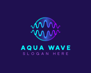 Sound Wave Audio logo design